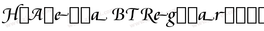 H_Amelia BT Regular字体转换
